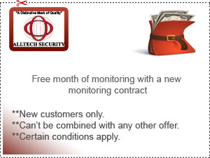 Free month of monitoring with a new monitoring contact.